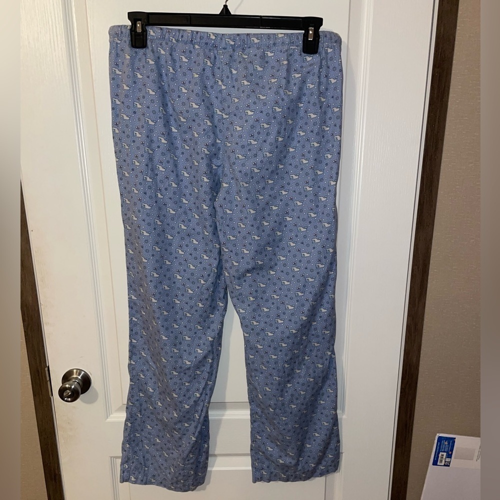 Vineyard Vines Yeti Pink Bow PJ Pants size small‎ - Picture 2 of 4